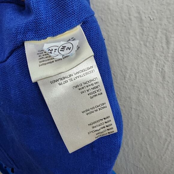 NEW Free People Ice Cream Sundae Blue Ombre Tie-Dye Maxi Cotton Dress - Picture 12 of 15